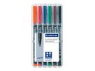 STAEDTLER Lumocolor permanent M 317-WP6 6 Farben ass. (4007817310410)