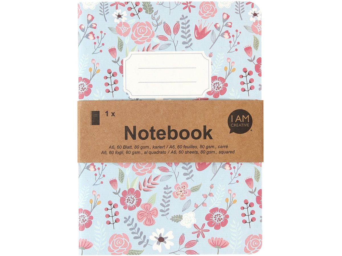 I AM CREATIVE Taccuino A6 4005.19 blu 60 pagine (7611983211937)
