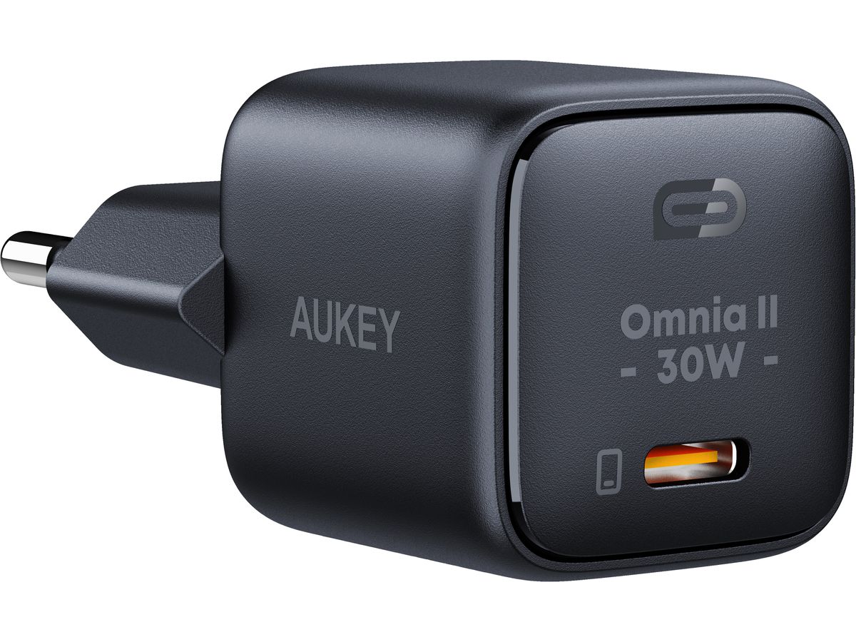 AUKEY Minima 30W GaN USB-C PA-B1L BK Wall Charger (0689323784851)