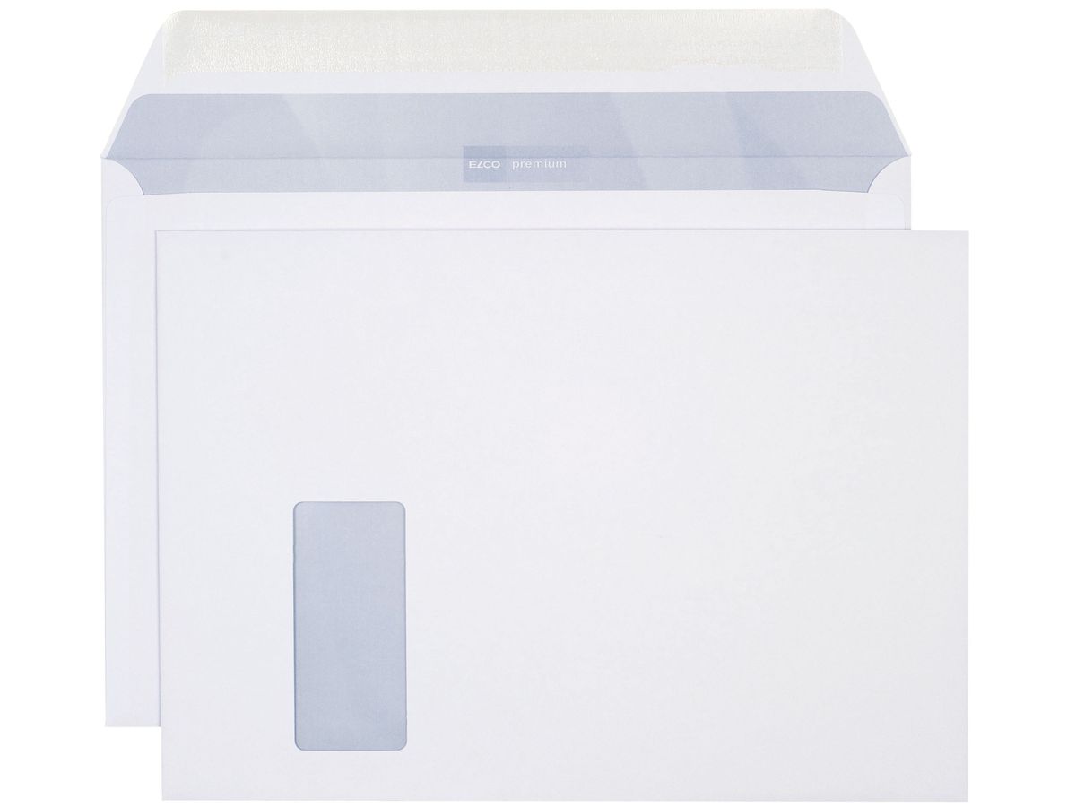 ELCO Couvert Premium m/Fenster C4 34299 120g, weiss 250 Stück (7611722011033)