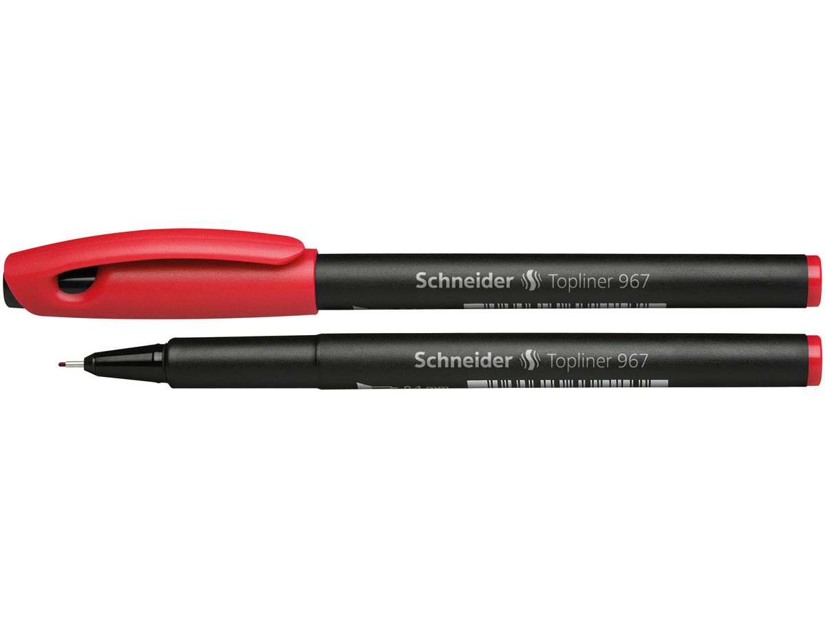 SCHNEIDER Fineliner Topliner 967 0,4mm 9672 rosso (4004675096722)