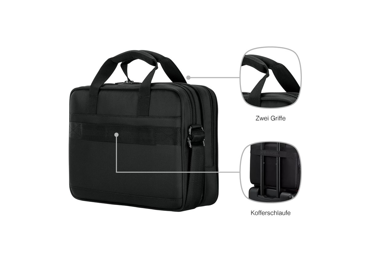 WENGER Notebook Bag Prospectus 653721 14 Zoll black (7611160314970)