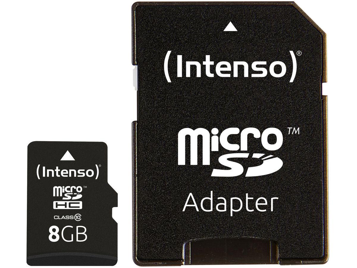 INTENSO microSDHC Class 10 8GB 3413460 (4034303016112)