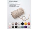 I AM CREATIVE Macrame Rope 6205.03 beige 5mm, 330g (7640415811049)
