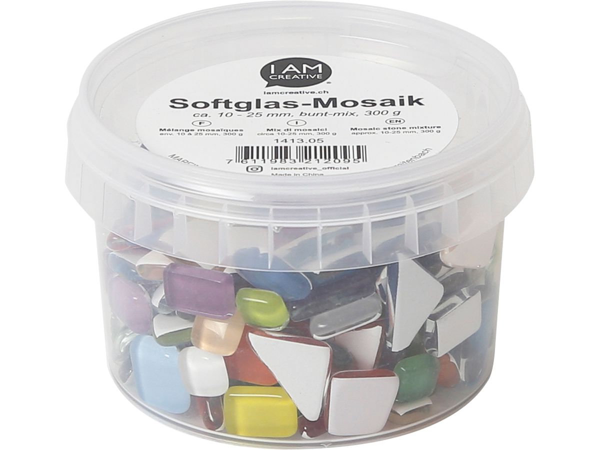 I AM CREATIVE Soft Glas Poly 1413.05 Colori Mix, 300g (7611983212095)