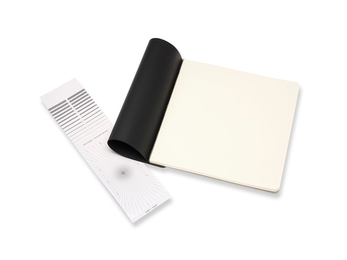 MOLESKINE Skizzenblock Square SC 19x19cm 626833 schwarz, 48 Seiten (8058647626833)