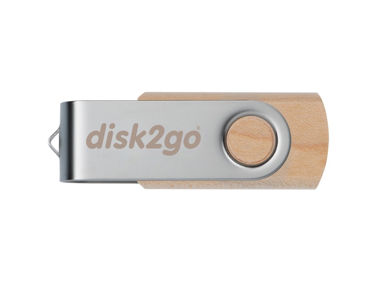 DISK2GO USB-Stick wood 8GB 30006660 USB 2.0 (7640111166962)