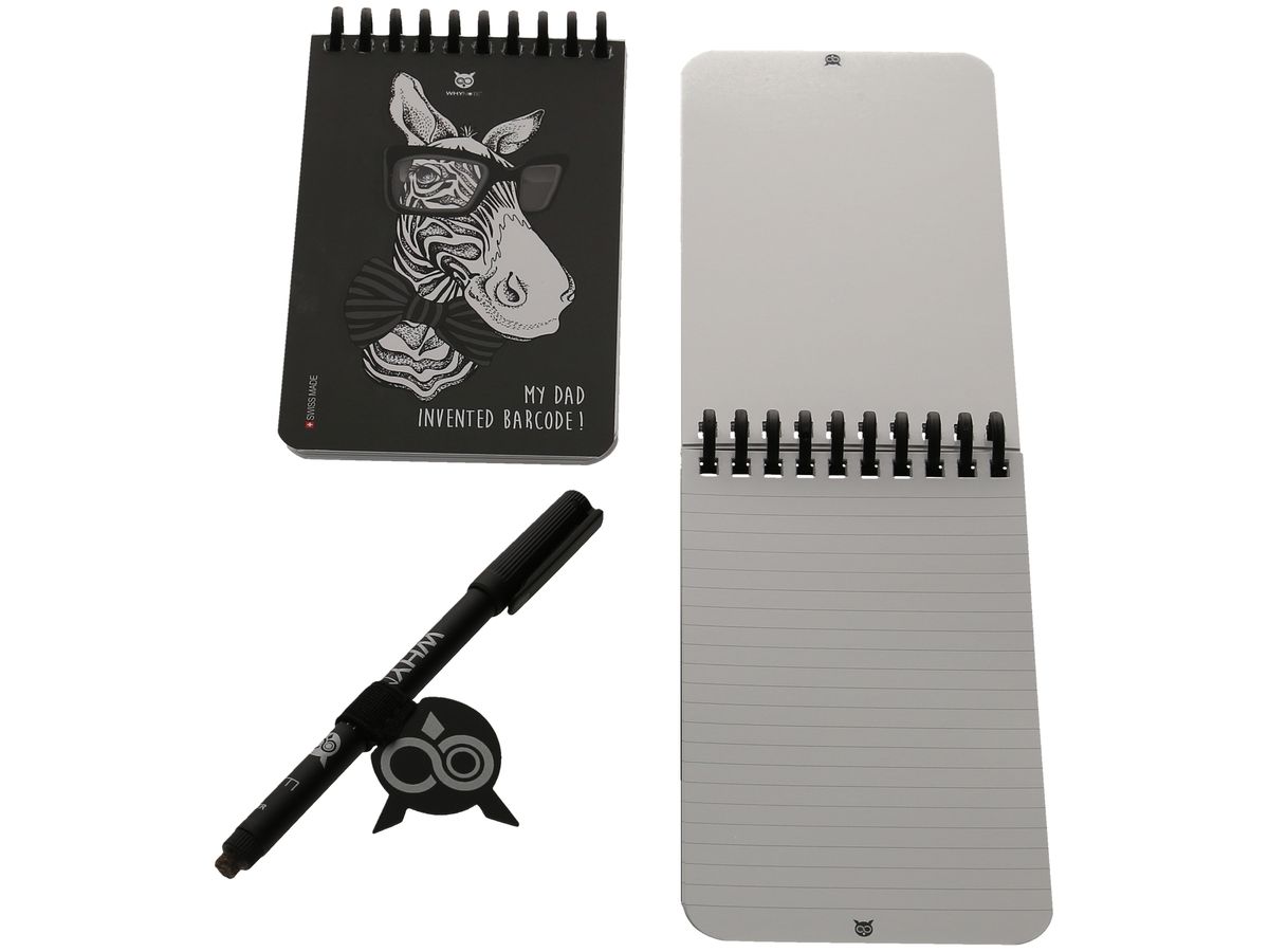 WHYNOTE Notizbuch A6 WNPBOK08 starter-kit, zebra (7640167323524)