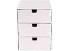 BIGSO BOX OF SWEDEN Set Tiroires Ingrid 15751300 3 tiroirs, blanc (7330061057853)