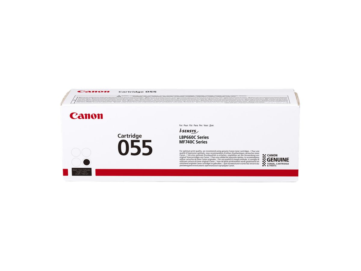 CANON Modulo di toner 055 nero CRG 055 B LBP663/MF742 2300 pagine (4549292124699)