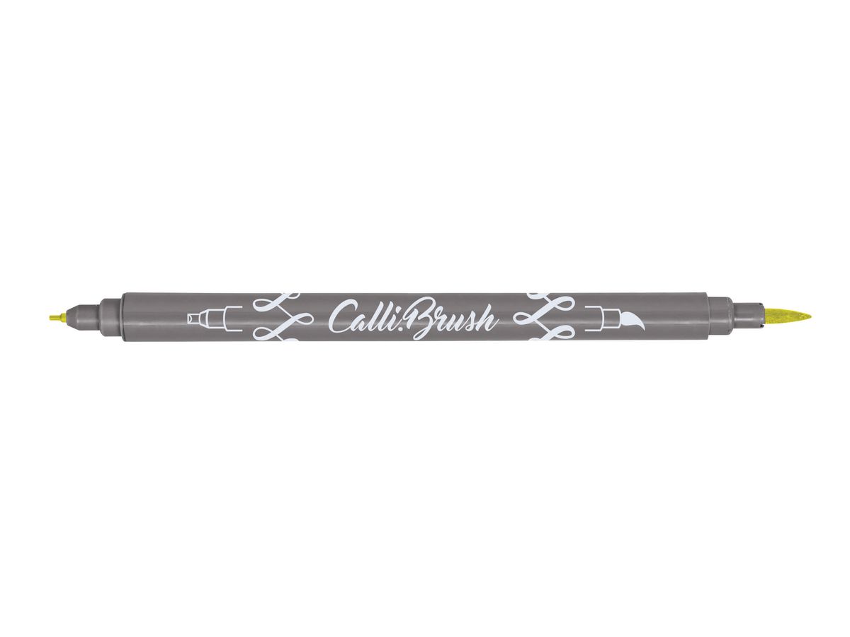 ONLINE Callibrush Pen Double Tip 2mm 19070/6 Lime (4014421190703)