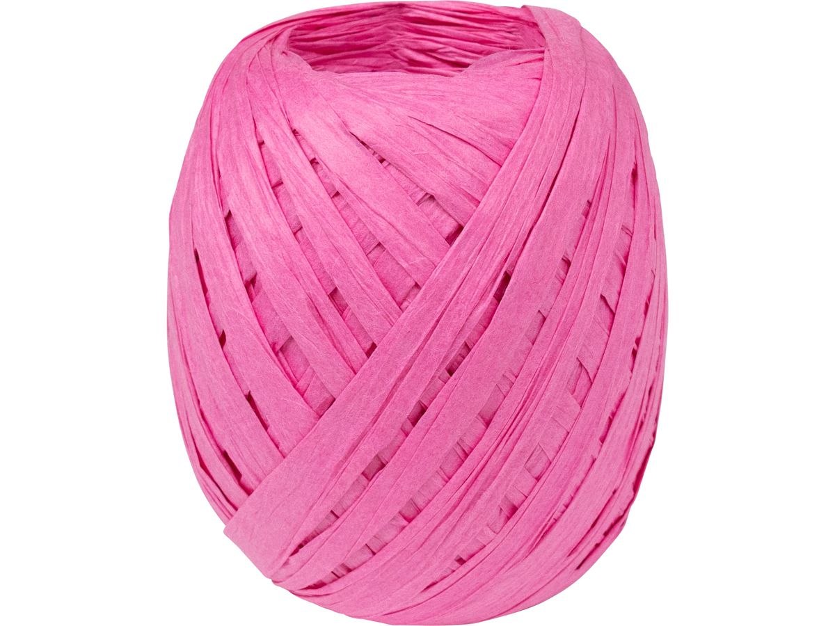 STEWO Geschenkband Raffia 2583414028 pink 7mm (7630050872932)