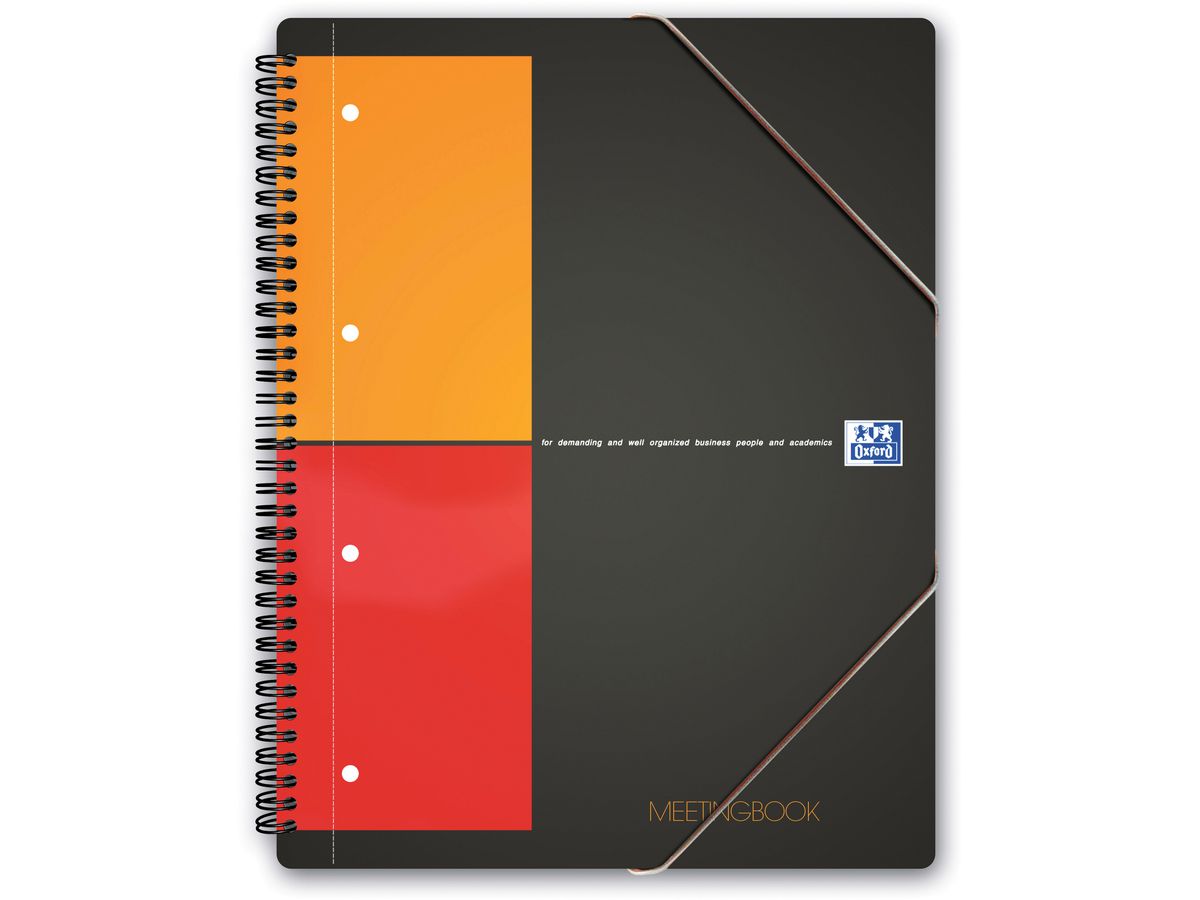 OXFORD Meetingbook A4+ 100100362 kariert 5mm, 80g 80 Blatt (3020120017013)