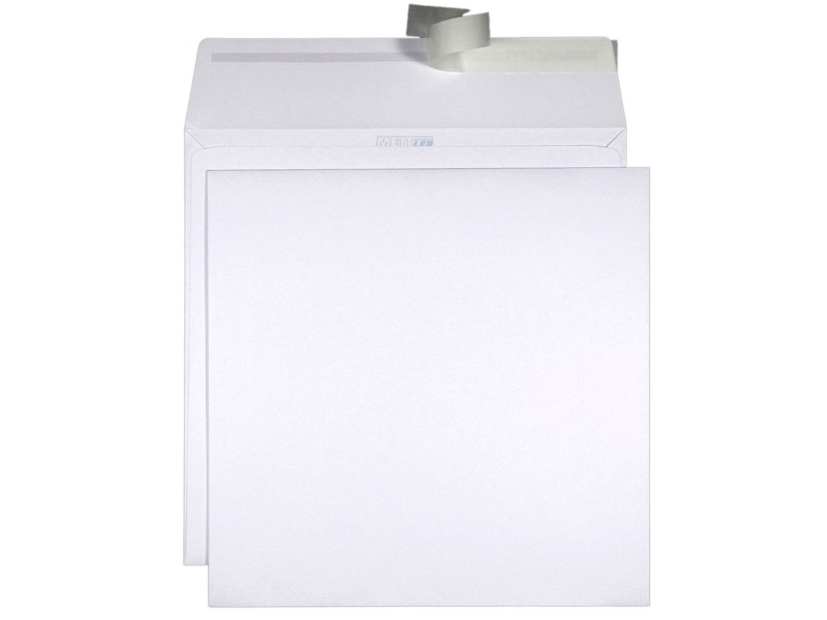 METTLER Enveloppe s.fenêtre 220x220mm 8066-220-220 120g, ultra blanc 250 pcs. (7640126061771)