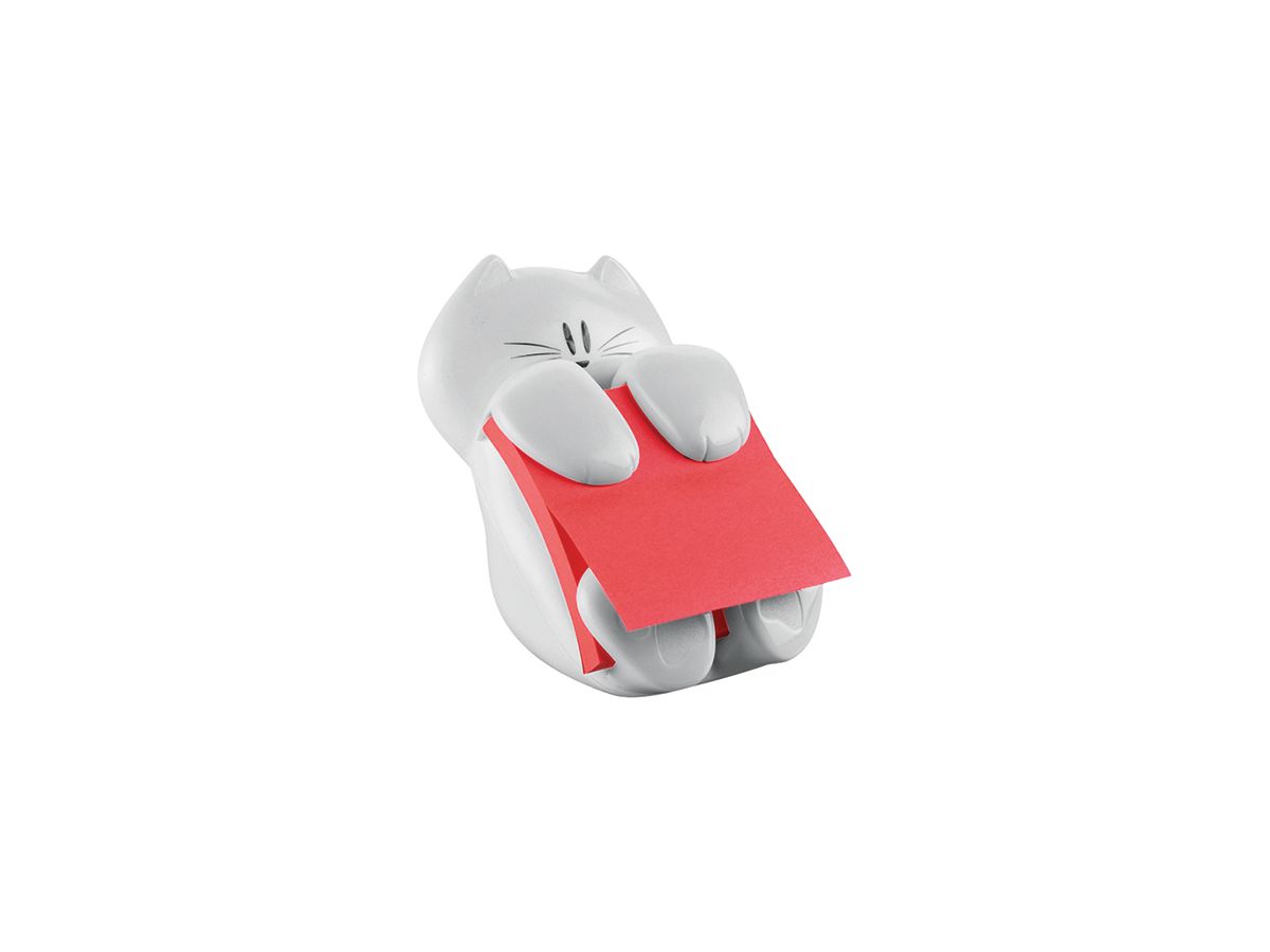 POST-IT Dispenser Katze weiss CAT-330 Z-Notes/90 Blatt 76x76mm (4891203052615)