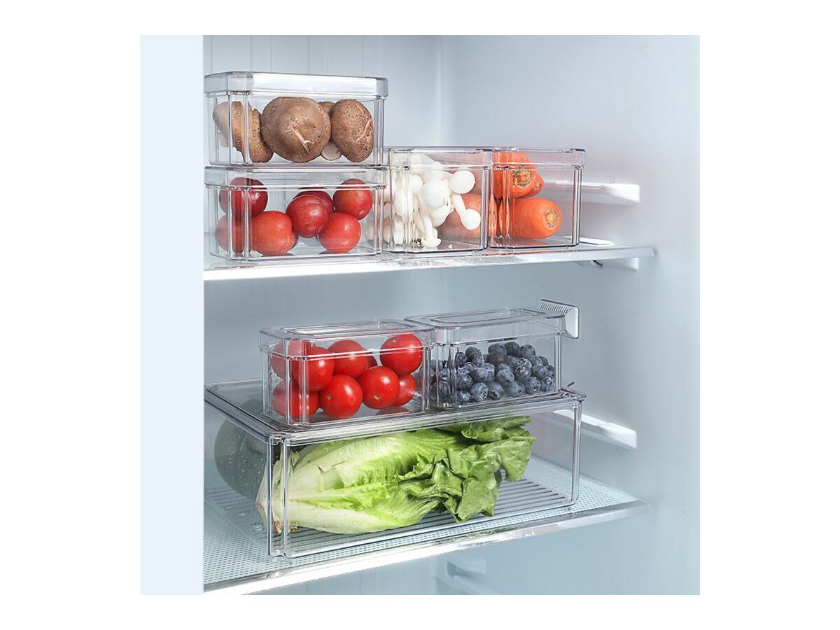 NORDIC Q Fridge/Pantry storage set 2360037 Transparent, 7 pcs. (5706470145627)