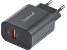 INTENSO Power Adapter W30AC Charger 7803010 30W, USB-A & USB-C black (4034303035915)