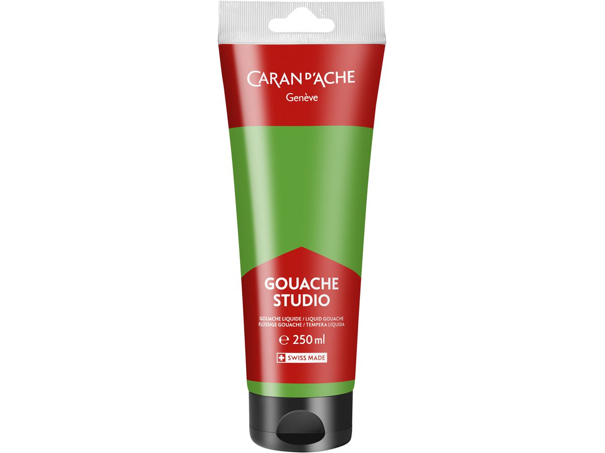 CARAN D'ACHE Deckfarbe Gouache 250ml 2330.720 brillantgrün, Studio (7630002358583)