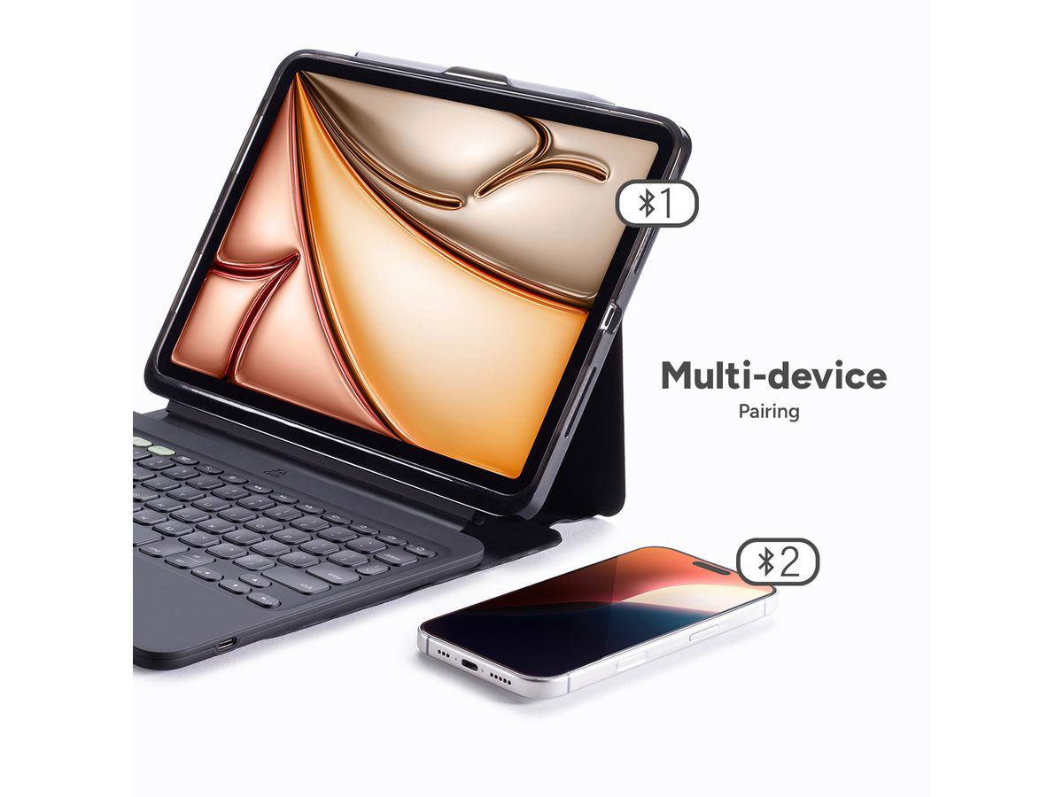 ZAGG Keyboard Pro Keys iPad Air13 103414656 (M2/24),(M3/25), CH (0840390314970)