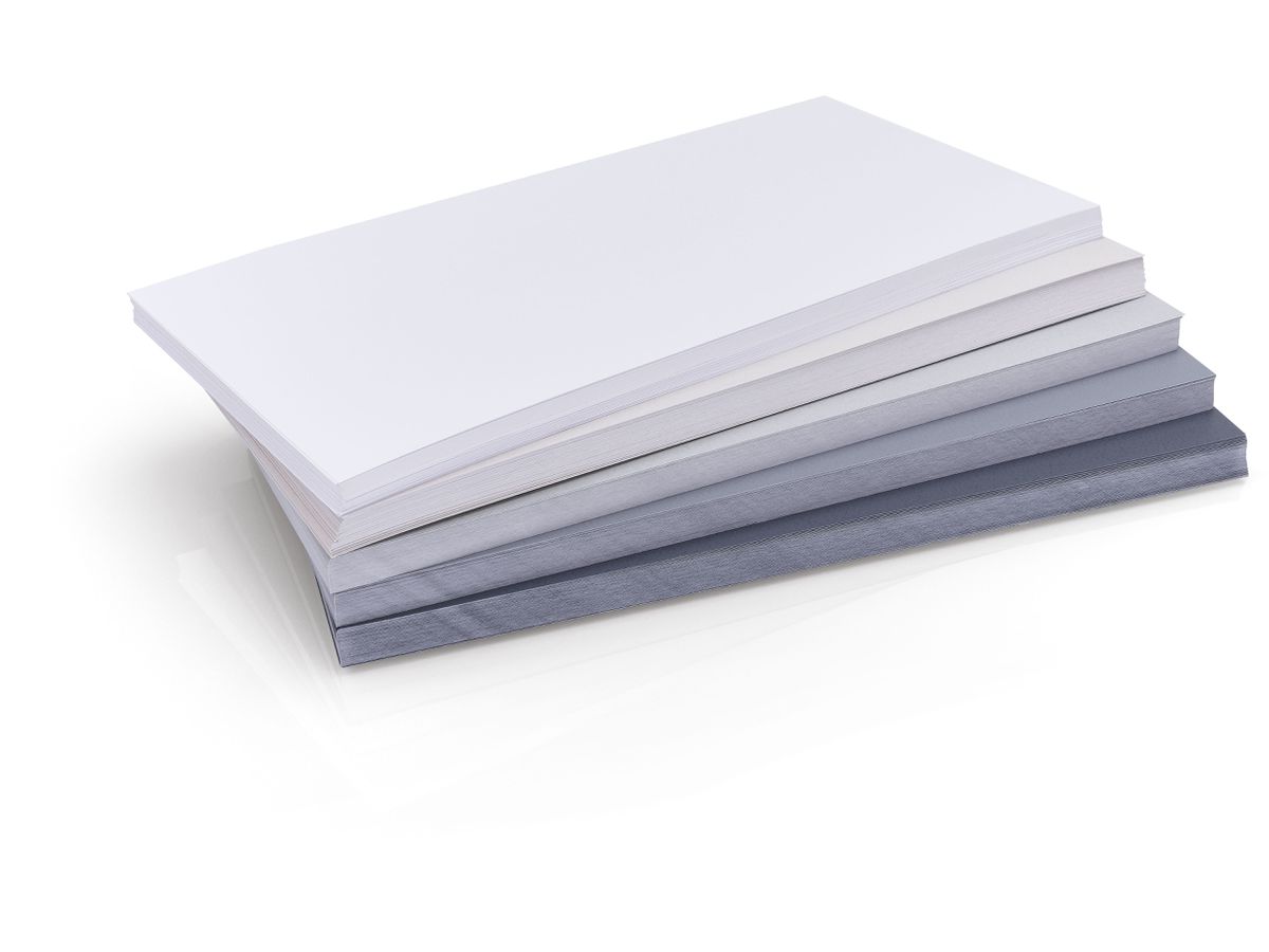 MAGNETOPLAN Schede comunicazione 20x10cm 112501570 Set Grey, ass. 250pz. (4013695067018)
