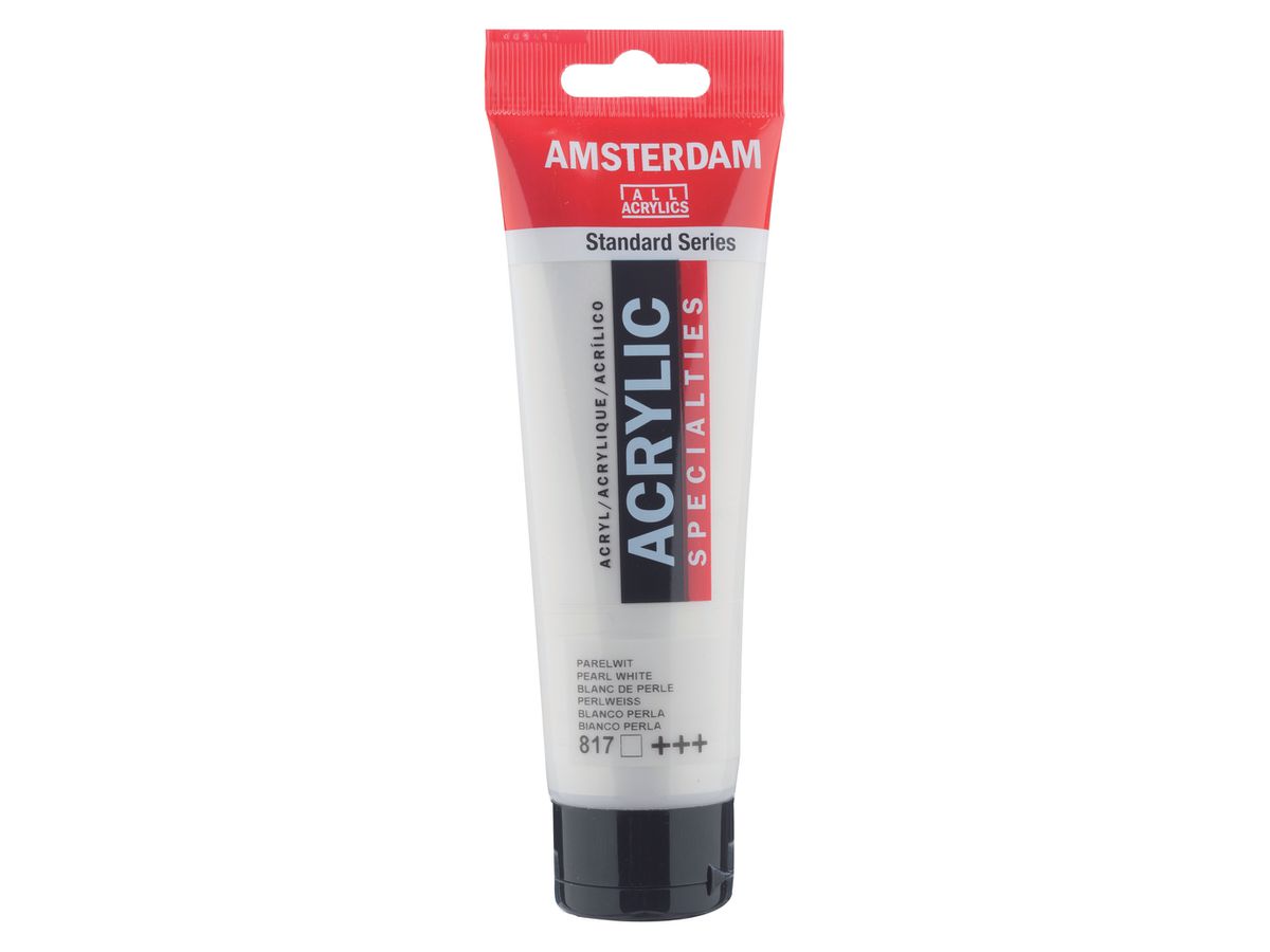 AMSTERDAM Acrylfarbe 120ml 17098172 perlweiss 817 (8712079395407)