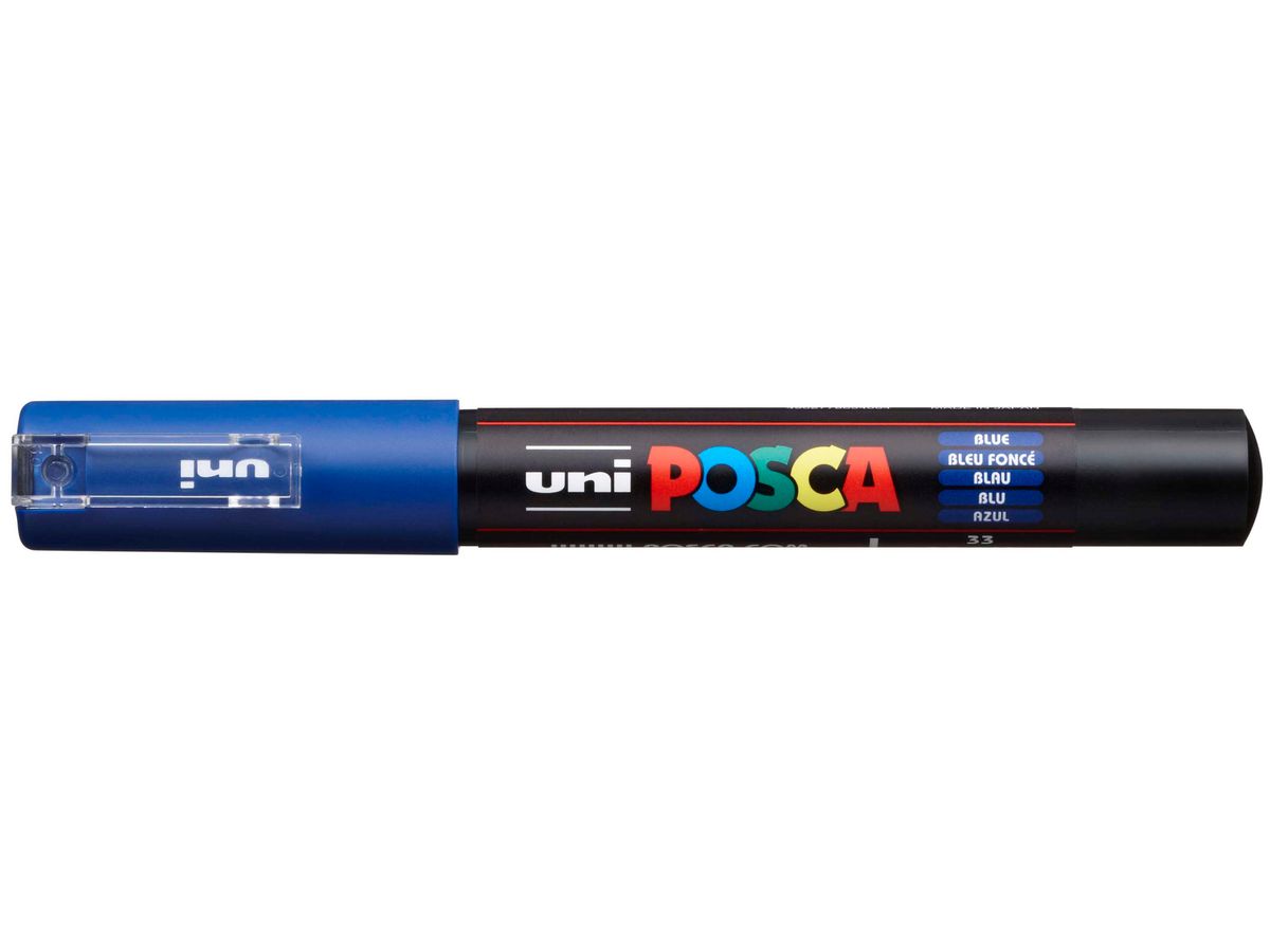 POSCA Marker 0.7mm PC-1M BLUE blau (4902778654064)