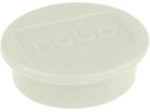 NOBO Magnet rund 24mm 1915294 weiss 10 Stück (5028252611169)