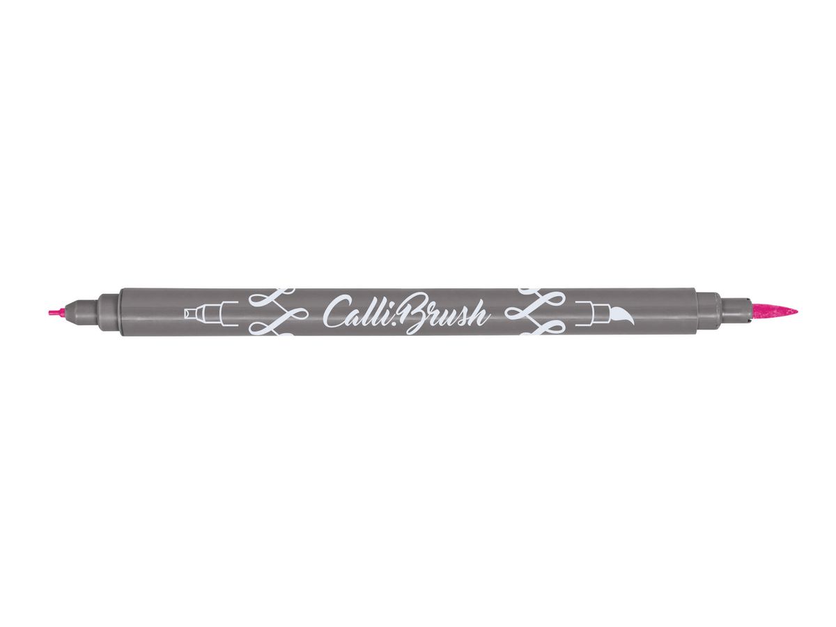 ONLINE Callibrush Pen Double Tip 2mm 19069/6 Pink (4014421190697)