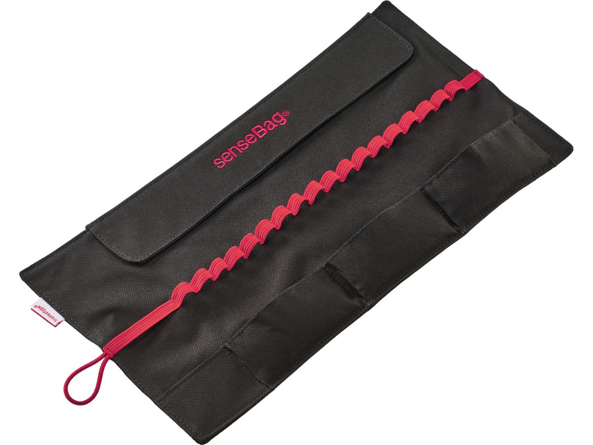 TRANSOTYPE senseBag roll-up pencil case 76012018 nero 375x200mm (4013695263236)