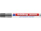 EDDING Permanent Marker 3000 1,5-3mm 3000-12 grau (4004764008070)