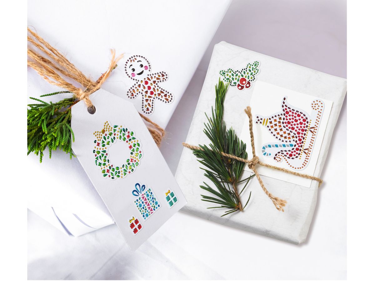 URSUS Crystal Sticker Weihnachten 4 75100005 16 Sticker (4008525251477)