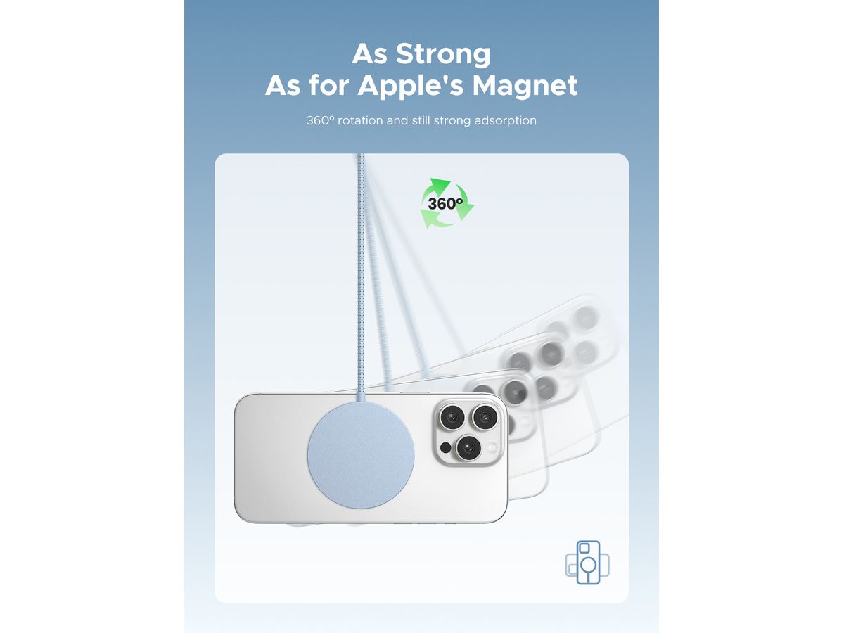 UGREEN Magnetic Charger 25W 55959 Wireless, Qi2.2 (6941876259595)