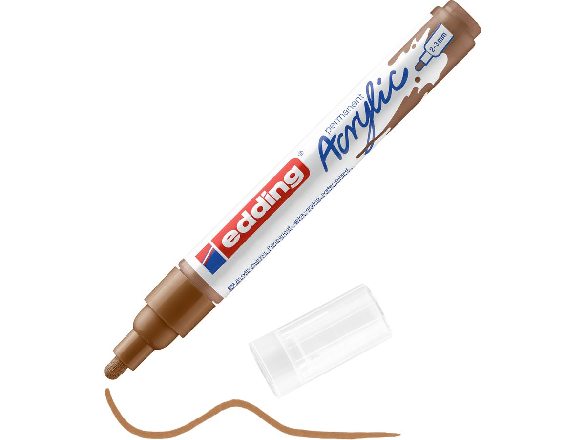 EDDING Acrylmarker 5100 2-3mm 5100-919 haselnuss sdm (4057305027191)