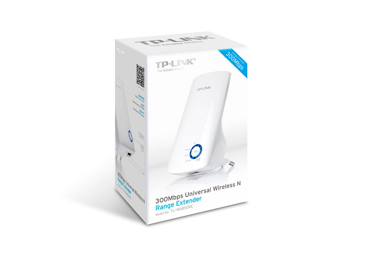TP-LINK Wireless-N Range Extender TLWA850RE 300Mbps (6935364070199)