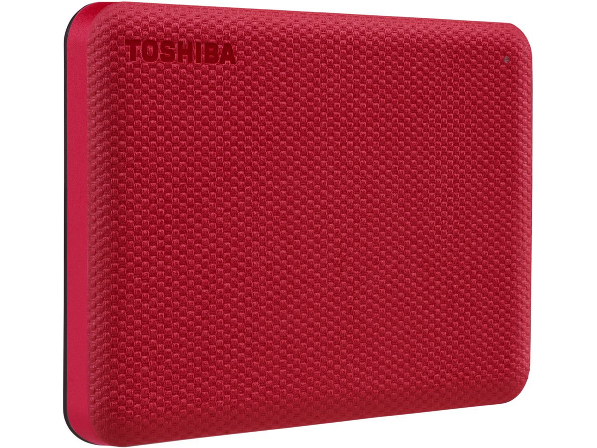 TOSHIBA HDD CANVIO Advance 1TB HDTCA10ER3AA USB 3.2 Gen 1, 2.5 inch red (4260557511268)