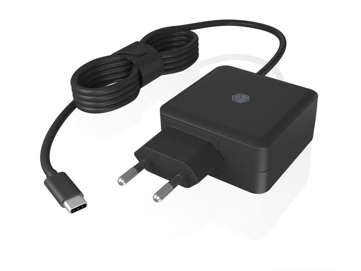 ICY BOX Steckerladegerät mit PD IB-PS111-PD USB-C, PD 3.0, 65W 1.5m (4250078173793)
