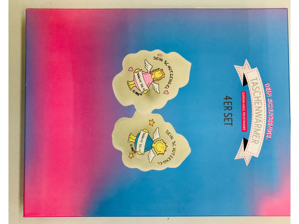 ROOST Taschenwärmer 4er Set 512512.3.4 Schutzengel, ass. 11x9cm (4012899006564)