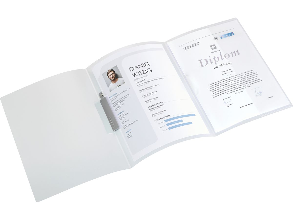 KOLMA Dossier de postul. Tender A4 10.015.00 transparent (7611967100301)