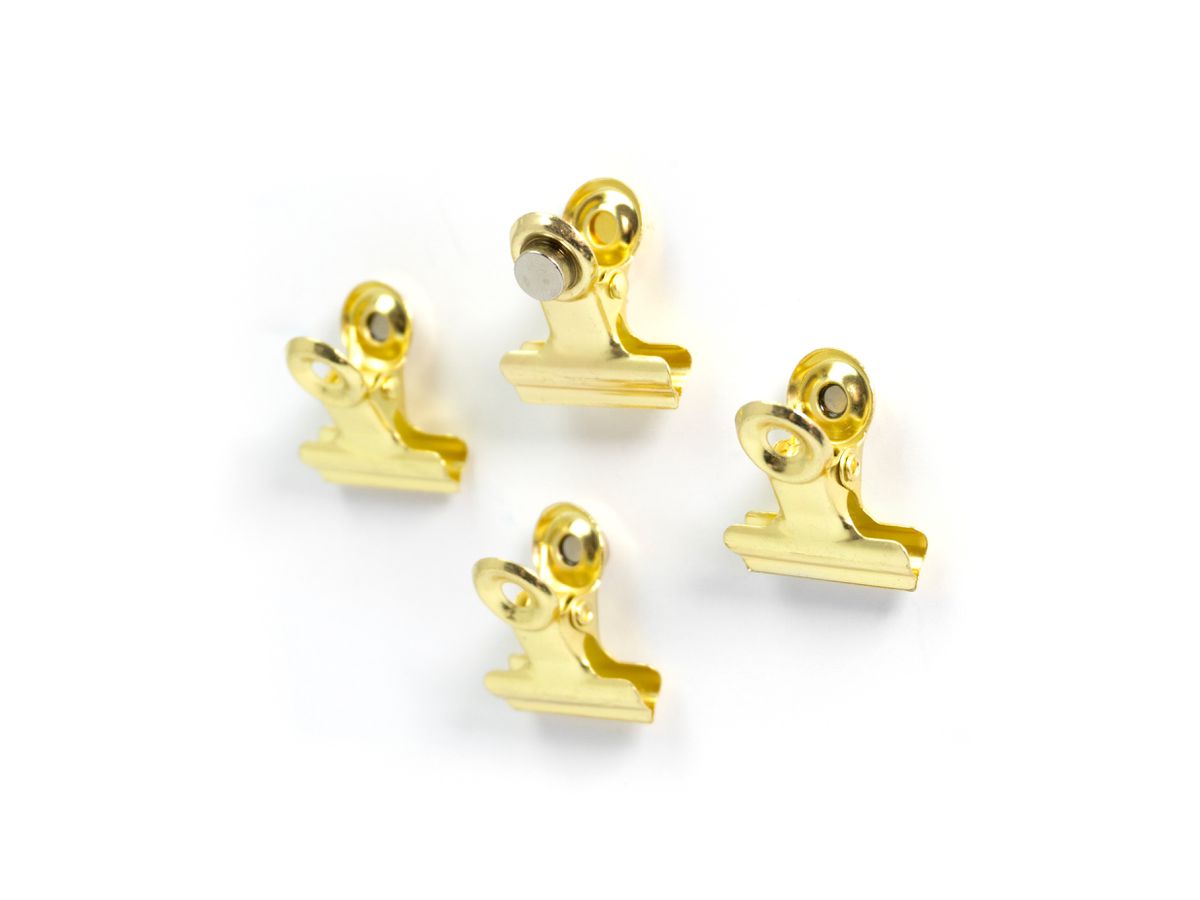 TRENDFORM Clip Calamita MINI-GRAFFA TF3672 4 pezzi ottone (7640169365959)