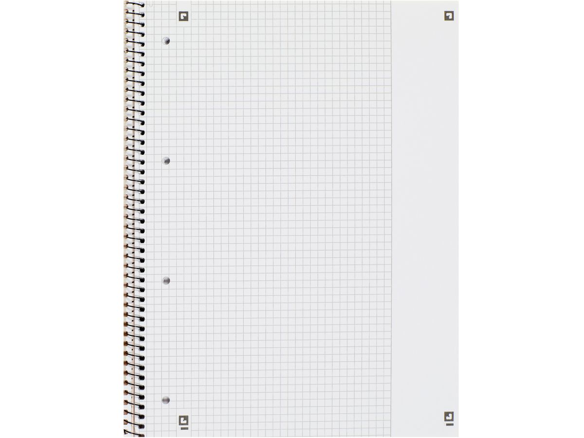 OXFORD Collegeblock A4+ 100050356 quadrillé, 90g 80 flls. (4006144921269)