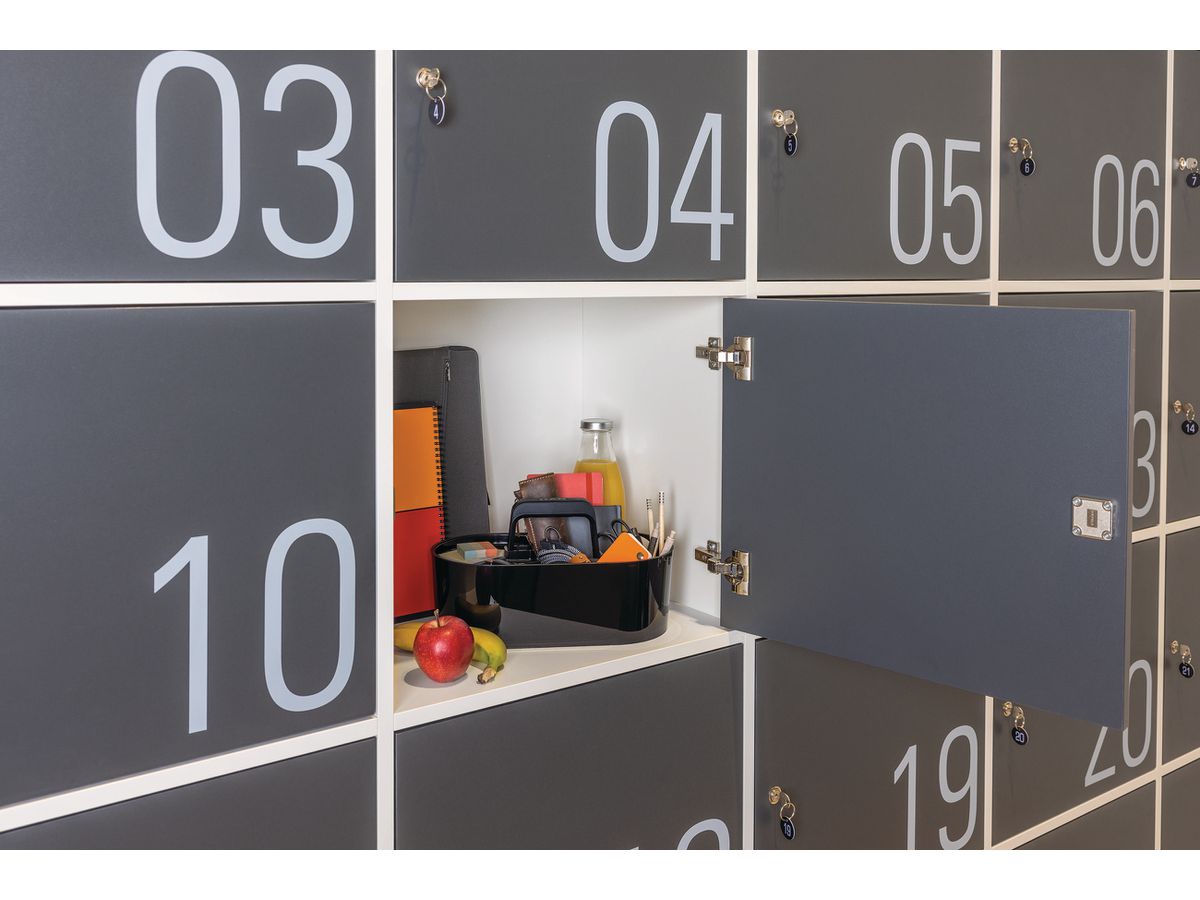 HAN Toolbox LOFT 12.25 mobil schwarz mit 4 Fächern (4012473120013)