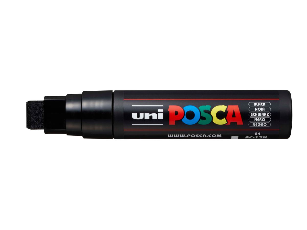 POSCA Marker 15mm PC-17K BLACK schwarz (4902778364222)