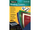 FELLOWES Lederstruktur Cover A4 5371305 blau 100 Stück (0077511537134)