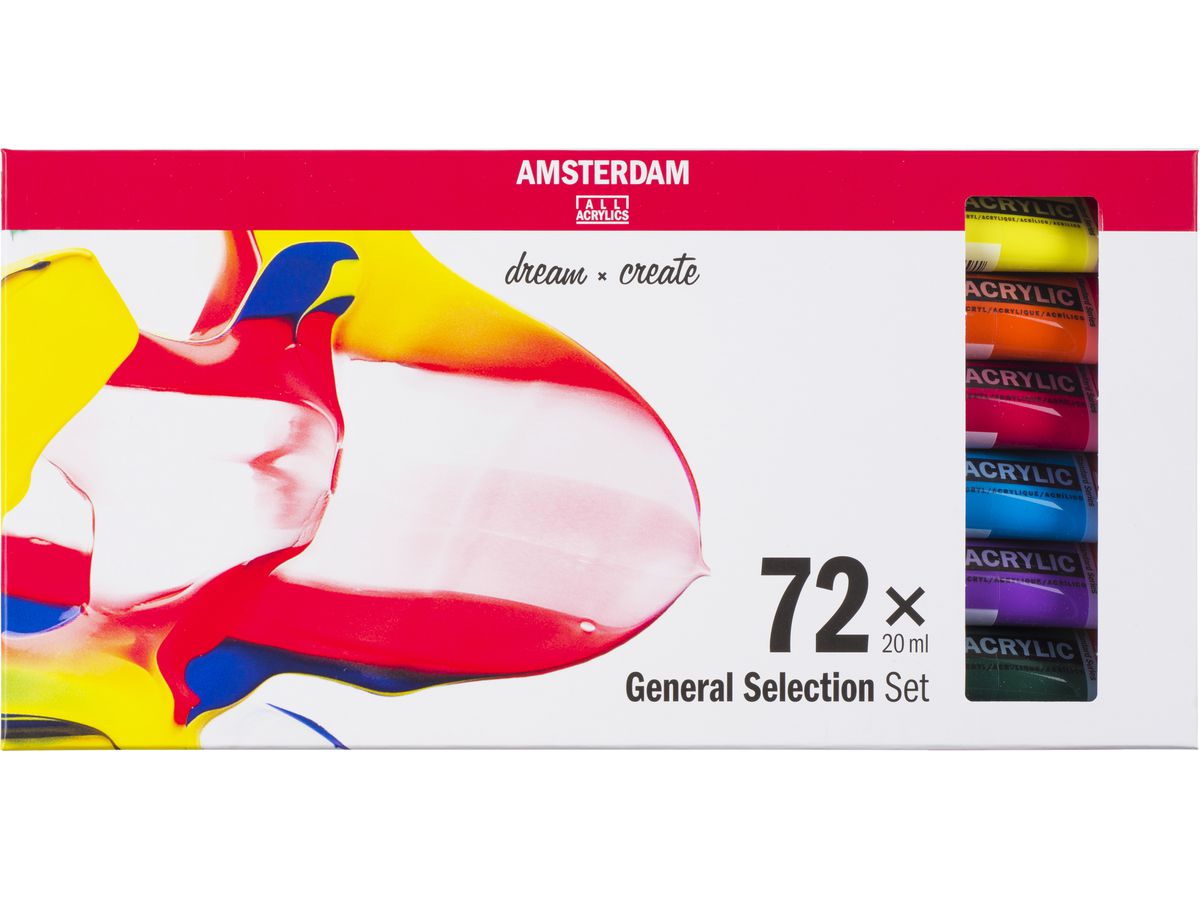 AMSTERDAM Standard Series Acryl Set 17820473 ass. 72x20ml (8712079456832)