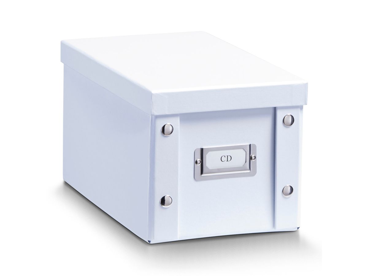 ZELLER CD-Box 6.9lt 17760 weiss 16.5x28x15cm (4003368177601)