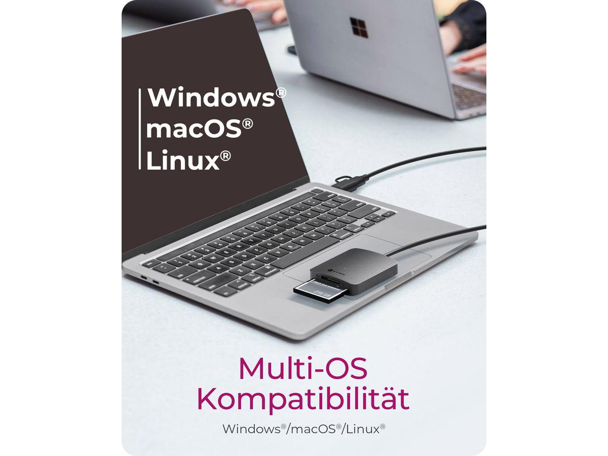 ICY BOX External 4in1 Card Reader IB-CR302-CU3 (4250078174592)