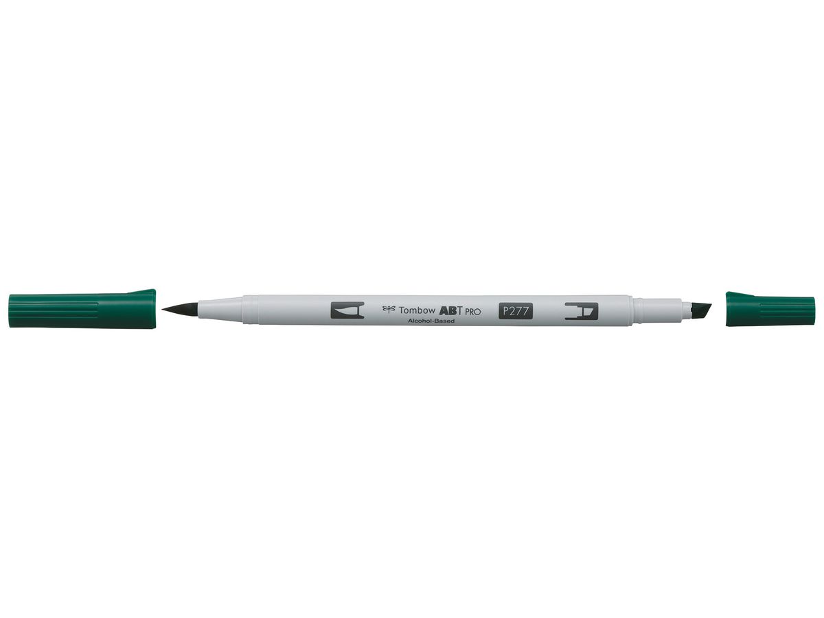 TOMBOW Dual Brush Pen ABT PRO ABTP-277 dark green (4901991648225)