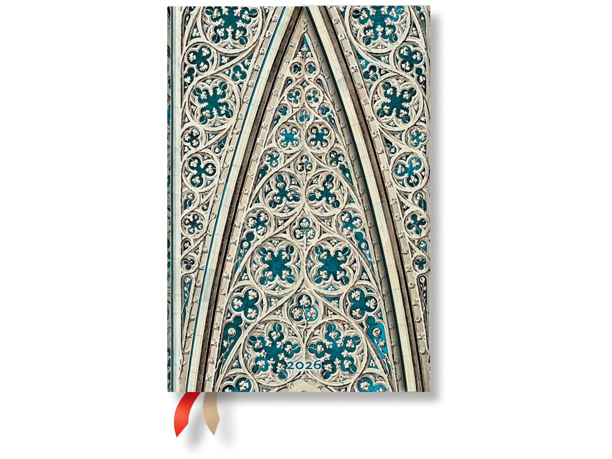 PAPERBLANKS Agenda Mailänder Dom 2026 DD0577-4 1W/1S VSO Mini HC DE 9.5x14cm (9780349705774)