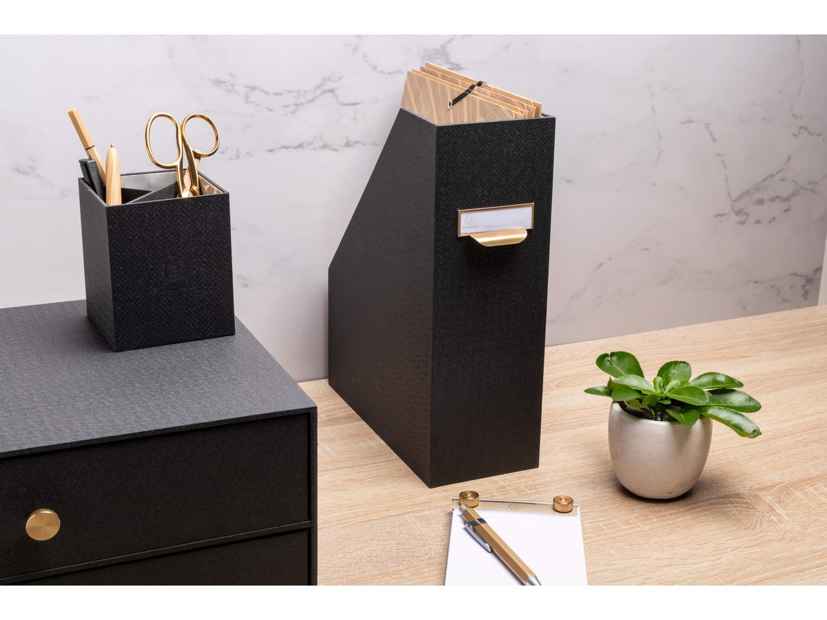 EXACOMPTA Stehsammler OfficeByMe A4+ 90601E schwarz (3130630906018)