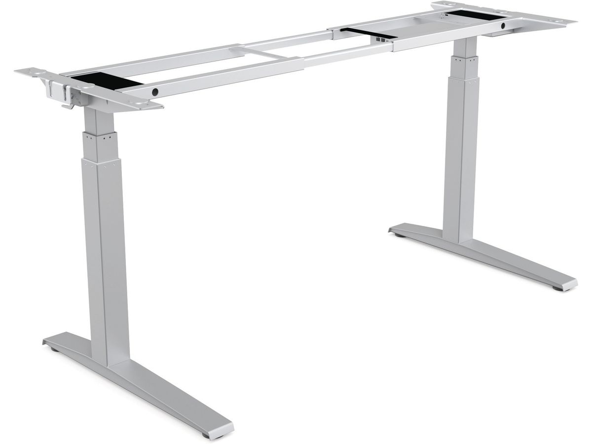 FELLOWES Telaio del tavolo sollevabile 8802001 argento, regolabile in altezza (0043859745074)